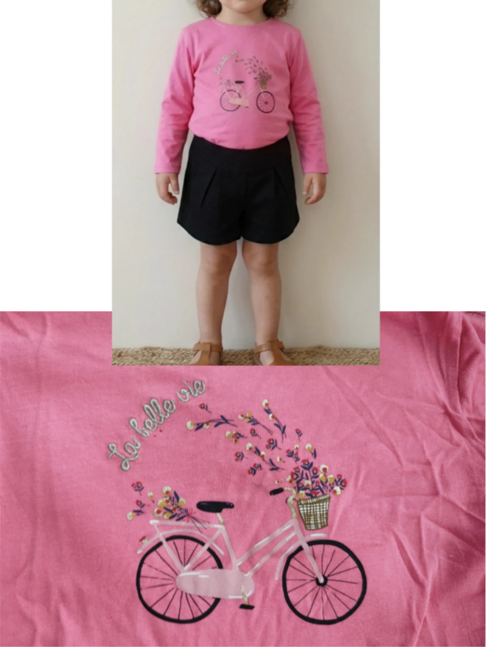 2 ans ensemble tape a l oeil teeshirt et short – photo 2